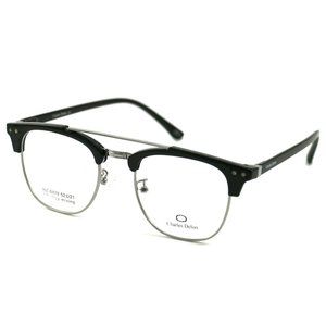 Charles Delon Men Black/Silver Plastic Frame